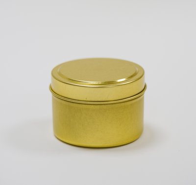Металева золота баночка 100мл JAR-IRO_GOLD_100 фото
